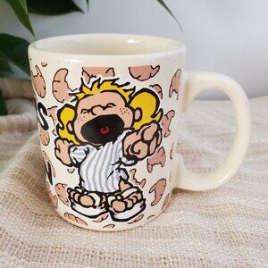 Vintage French Spirit Je Hais Le Matin Coffee Cup Mug Bad Boys Like Bad Girls